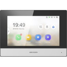 Hikvision DS-KH6320-WTE1 video door entry system 17.8 cm (7") Black, Silver