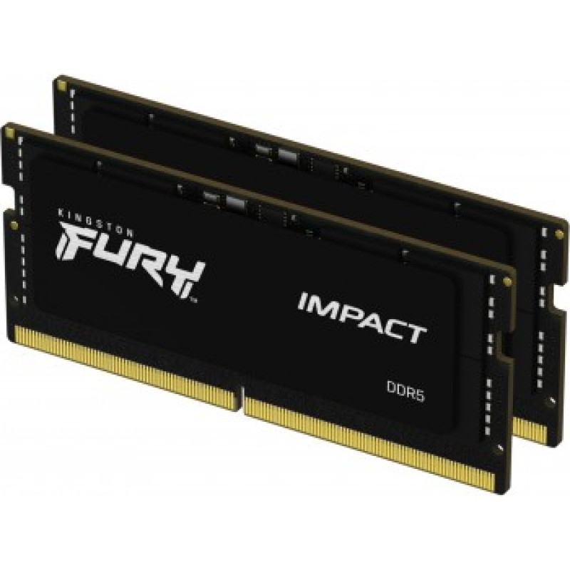 Kingston Memory DDR5 SODIMM Fury Impact 32GB(2*16GB)/6400 CL38