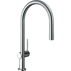 Hansgrohe Кухонный смеситель с выдвижным шлангом Talis M54 72802000