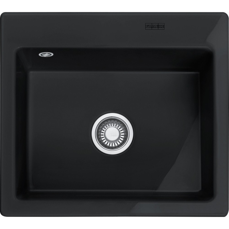 Franke Раковина Mythos MTK 610-58, 2 отверстия, 124.0335.851, оникс (черный)
