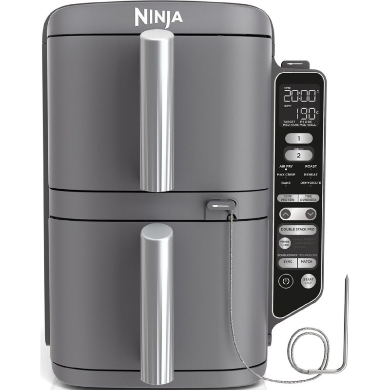 Ninja Фритюрница с функцией горячего воздуха и термометром Double Stack XL SL451EU.