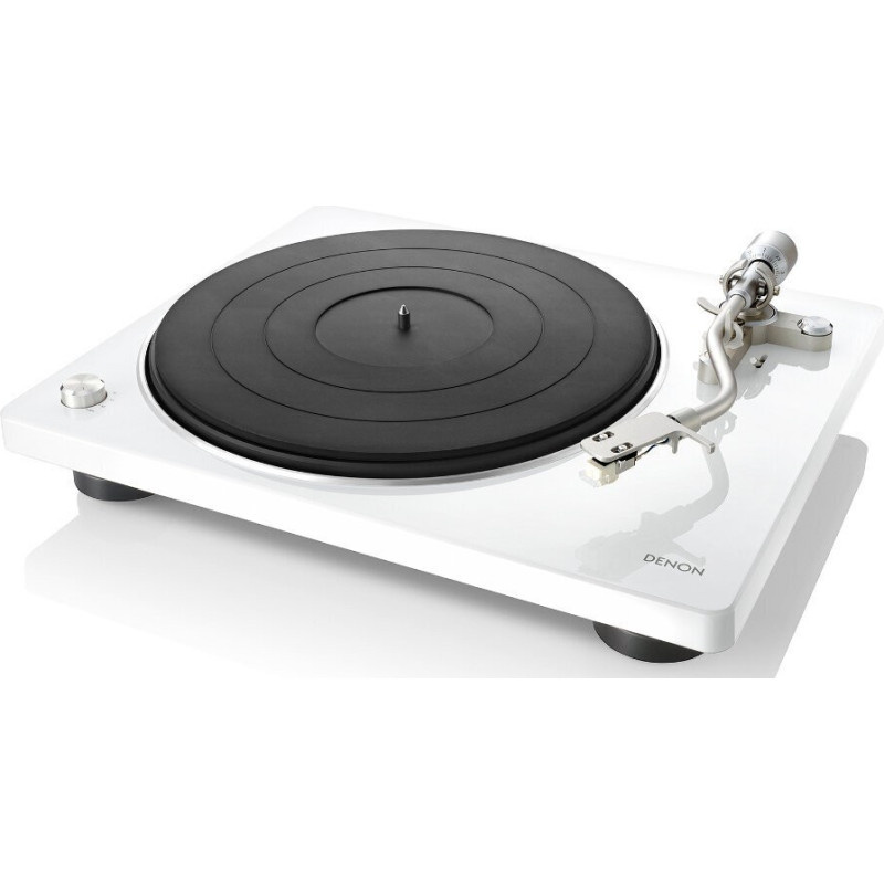 Denon Проигрыватель виниловых пластинок DP-400, белый.