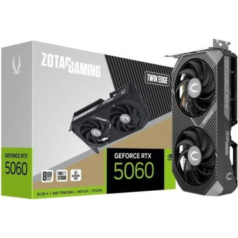 Zotac Graphics card GeForce RTX 5060 TWIN EDGE 8GB GDDR7 128bit 3DP/HDMI