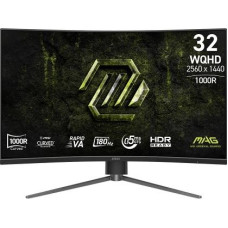 MSI Monitor MAG 325CQPF E18 31.5/LED/WQHD/LED/Curved/180Hz/Black