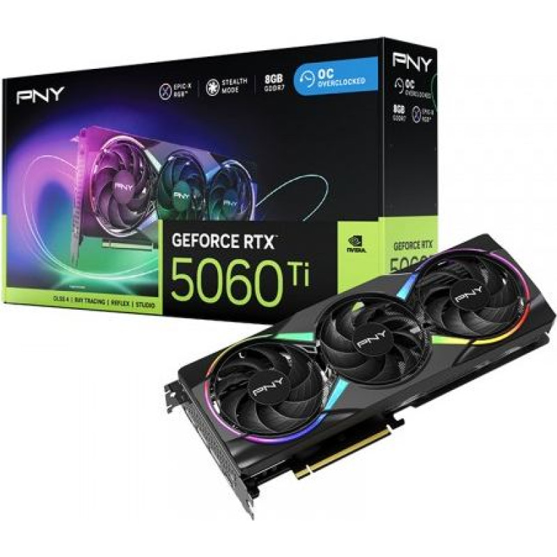 PNY GeForce RTX5060Ti OC 8G RGB VCG5060T8TFXXPB1-O