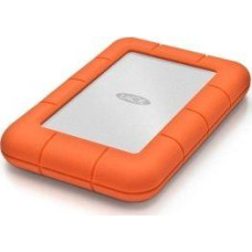Lacie Dysk zewnętrzny HDD LaCie Rugged Mini 5TB Srebrno-pomarańczowy (STJJ5000400)