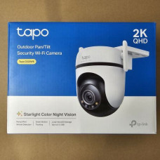 Tp-Link [Outlet Grade A] TP-Link Camera Tapo C520WS Wi-Fi Outdoor Securtiy Pan/Tilt, 2K QHD 3MP, Night Vision, 360 Degrees, White EU