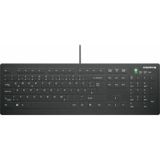 Cherry Klawiatura Cherry CHERRY Keyboard AK-C8112 Medical corded sealed [DE] black IP68 kabelgebunden, vollversiegelt, IP68