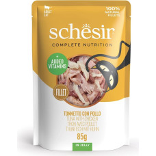Agras Pet Foods SCHESIR in jelly Tuna with chicken - wet cat food - 85 g