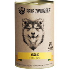 Paka Zwierzaka Rabbit and boar with pumpkin - wet dog food - 400g