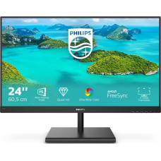 Philips E Line 245E1S/00 LED display 60.5 cm (23.8") 2560 x 1440 pixels 2K Ultra HD LCD Black