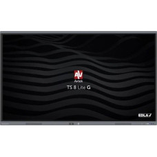 Avtek International TS 8 Lite G 75 Interactive flat panel 190.5 cm (75") LED Wi-Fi 420 cd/m² 4K Ultra HD Black Touchscreen Built-in processor Android 14 24/7