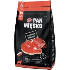 Pan Mięsko PAN MIĘSKO Beef with goat M - dry dog food - 3kg