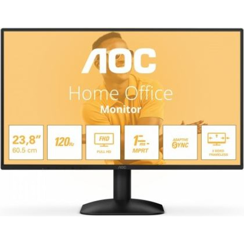 AOC Monitor 23.8 inches 24B31H IPS 120Hz HDMI VGA