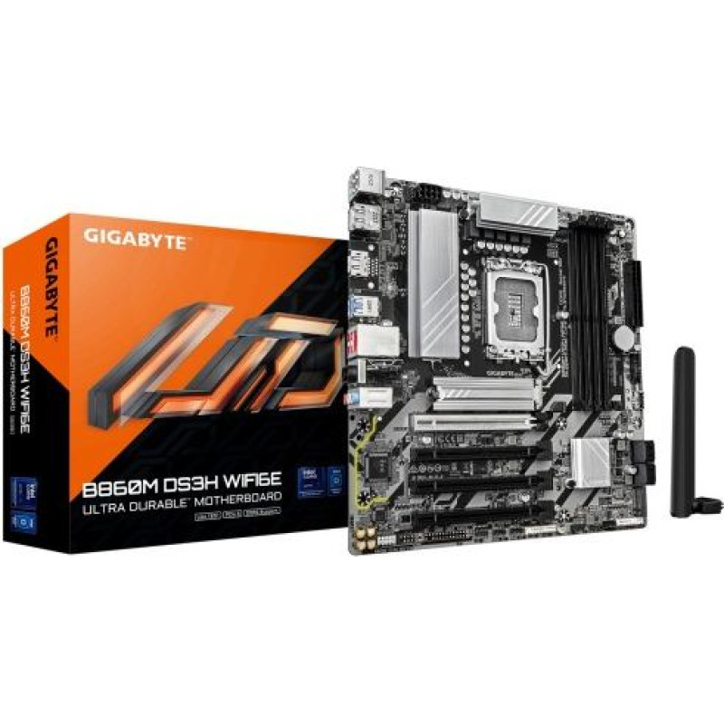 Gigabyte Motherboard B860M DS3H WIFI6E