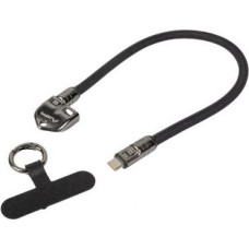 Lanberg Kabel USB-C M/M SMYCZ/BRELOK 0.3M 240W czarny