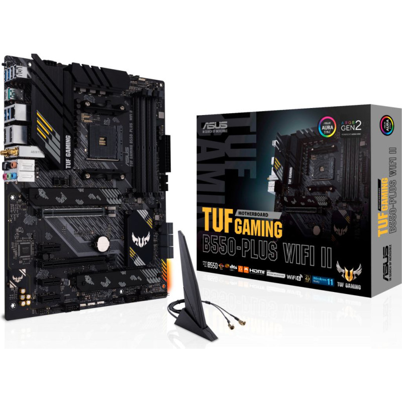 Asus TUF GAMING B550-PLUS WIFI II AMD B550 Разъем AM4 ATX
