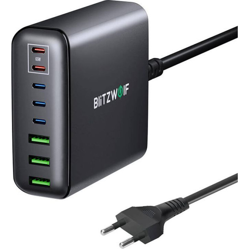 Blitzwolf Wall charger Blitzwolf BW-S26 250W (black)