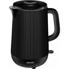MPM Electric kettle double walls 1,7L black MCZ-115/C