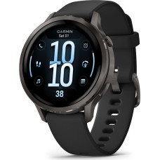 Garmin Venu 4 3.05 cm (1.2") AMOLED 41 mm Digital 390 x 390 pixels Touchscreen Black Wi-Fi GPS (satellite)