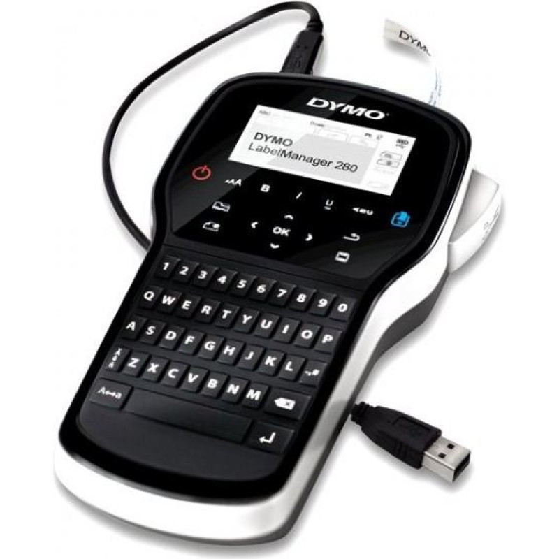 Dymo LabelManager 280 label printer Thermal transfer D1 QWERTY