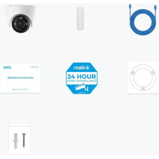 Reolink P434 - 4K Outdoor Camera, PoE, 3X Optical Zoom, Person/Vehicle/Animal Detection, Color Night Vision