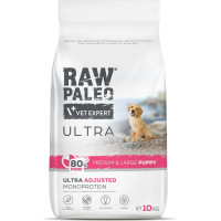 Vetexpert RAW PALEO Ultra Pork Medium & Large Puppy - dry dog food - 10kg