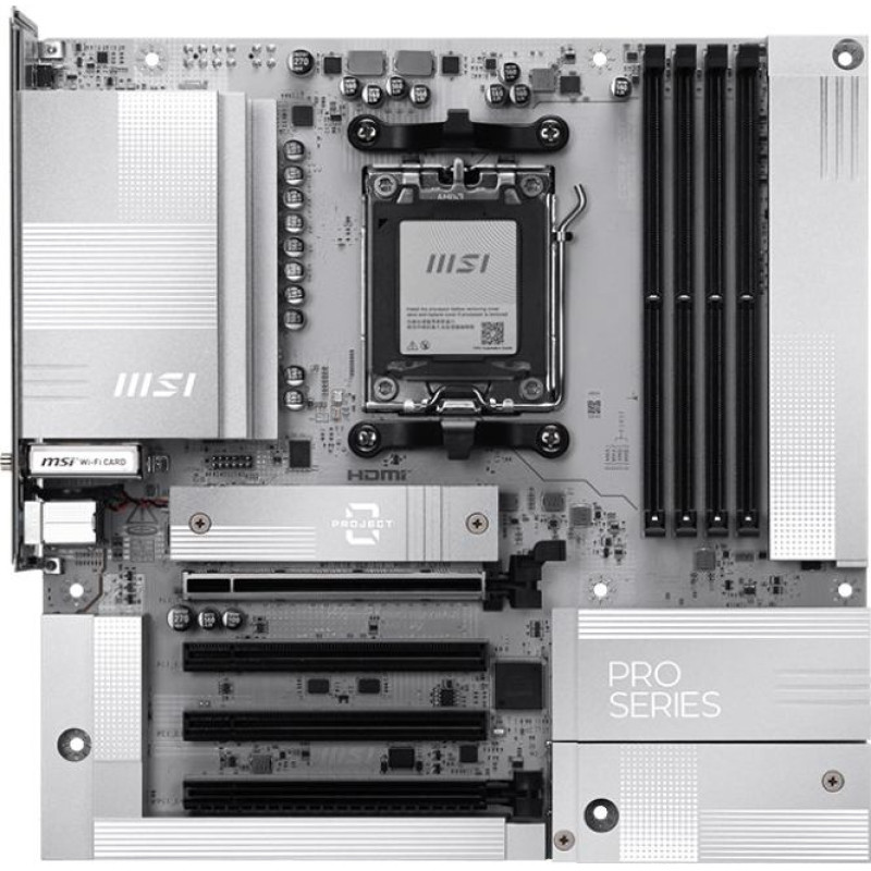 MSI AM5 PRO B850M-A WIFI PZ M-ATX AMD B850 Socket AM5 micro ATX