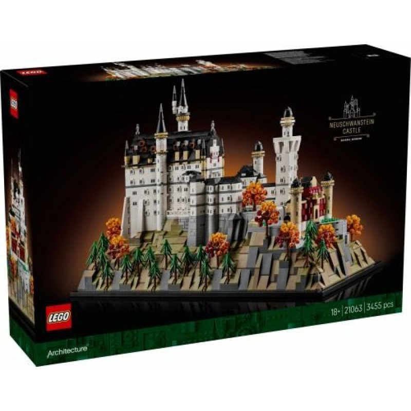 Lego Bricks Architecture 21063 Neuschwanstein Castle