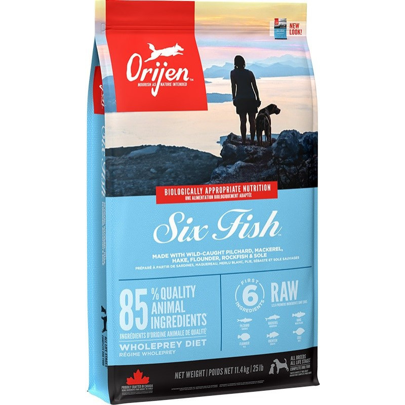Orijen Six Fish - dry dog food - 11,4kg