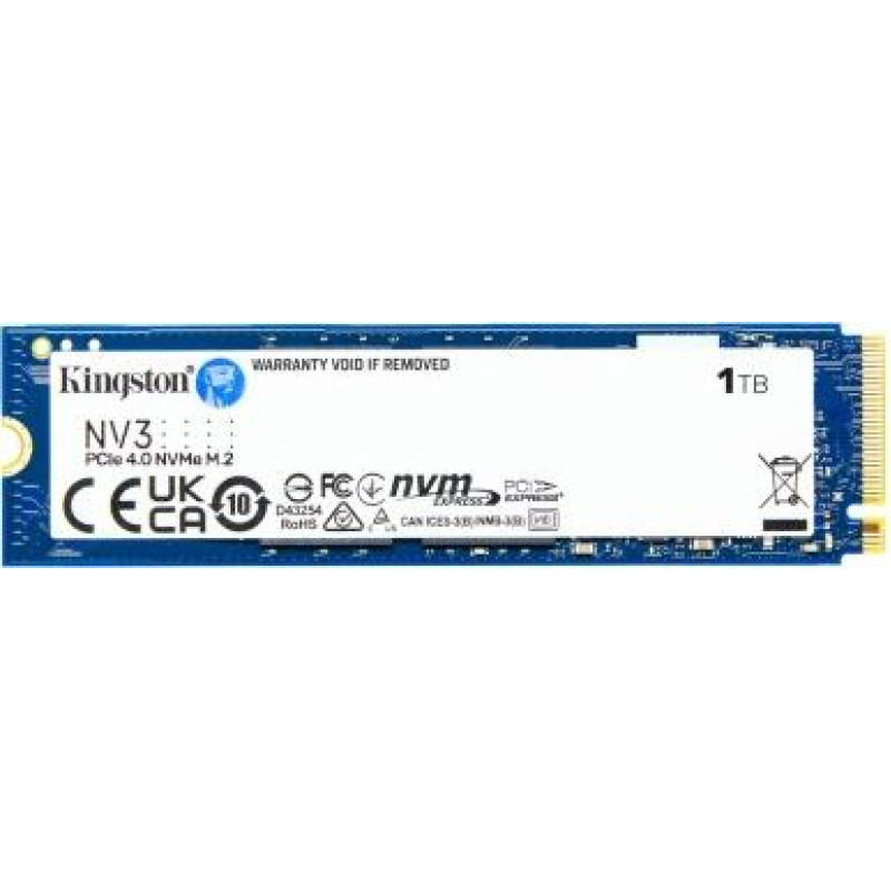 Kingston SSD NV3 1TB M.2 2280 PCI-e 4.0 NVMe 6000/4000
