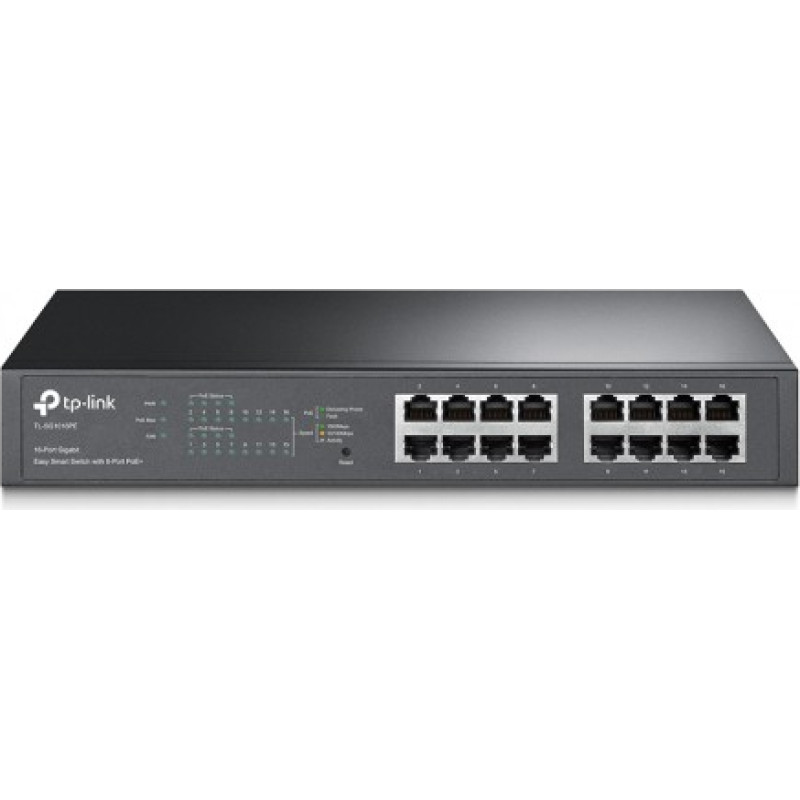 Tp-Link SG1016PE switch Smart 16x1GbE (8xPoE+)