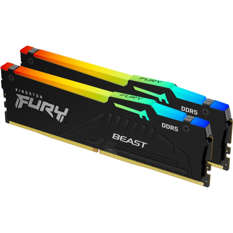 Kingston Technology FURY Beast 32GB 5600MT/s DDR5 CL36 DIMM (Kit of 2) RGB