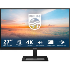 Philips 1000 series 27E1N1800AE/00 computer monitor 68.6 cm (27") 3840 x 2160 pixels 4K Ultra HD LED Black