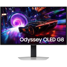 Samsung G81SF computer monitor 68.6 cm (27") 3840 x 2160 pixels 4K Ultra HD OLED Silver