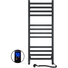 Navin Электрический полотенцесушитель Avangard 480*1200, с датчиком, правая сторона, черный, 12-228053-4812.