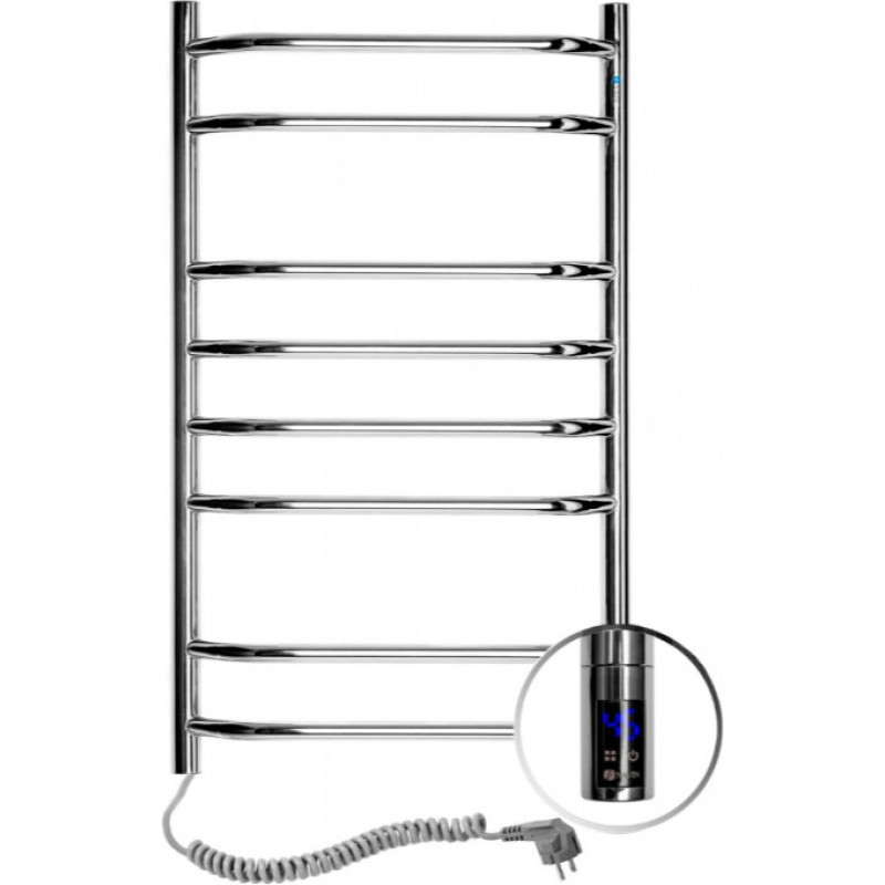 Navin Электрический сушитель для полотенец Bliuz 480*800, сенсорный, с таймером, левый, 10-006133-4880.