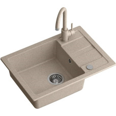 Quadron Раковина с смесителем GO SMART, TQ6244GSBEZ, песочный цвет.