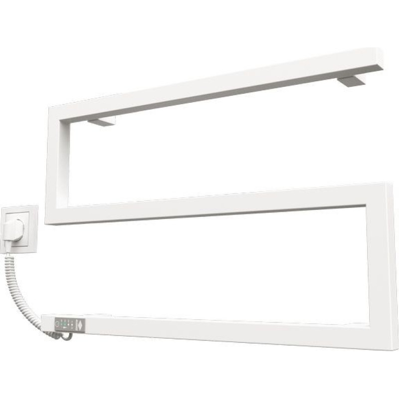 Kosser Электрический полотенцесушитель Zeta 350x550 EL, с таймером, белый (подключение слева).