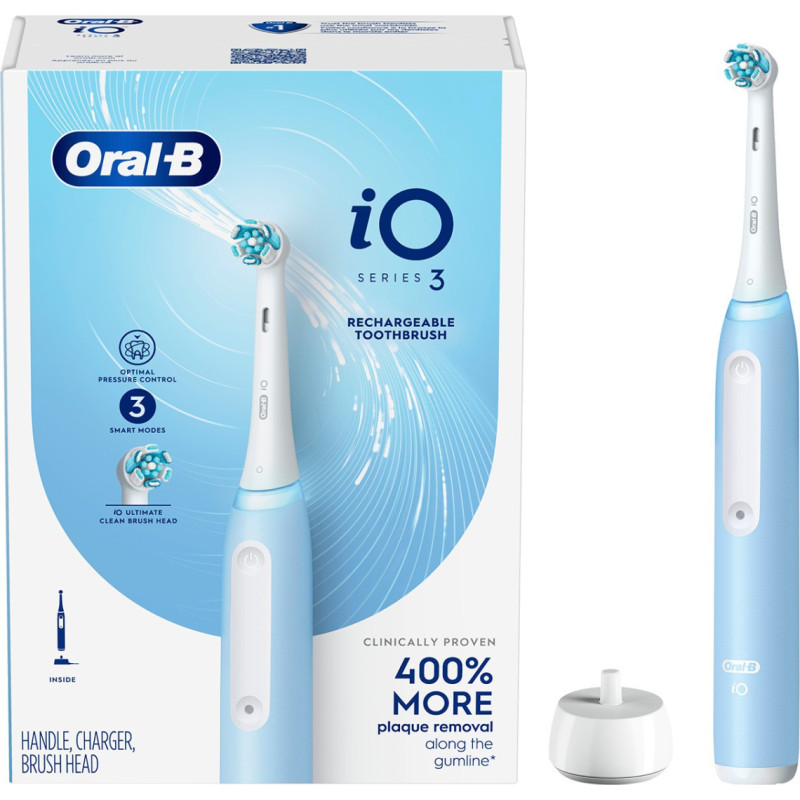 Oral-B Электрическая зубная щетка iO3, цвет &laquo;Ледяная синь&raquo;