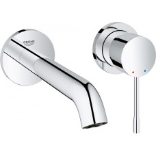 Grohe Essence, двухвентильный смеситель для раковины, настенный, 19408001.