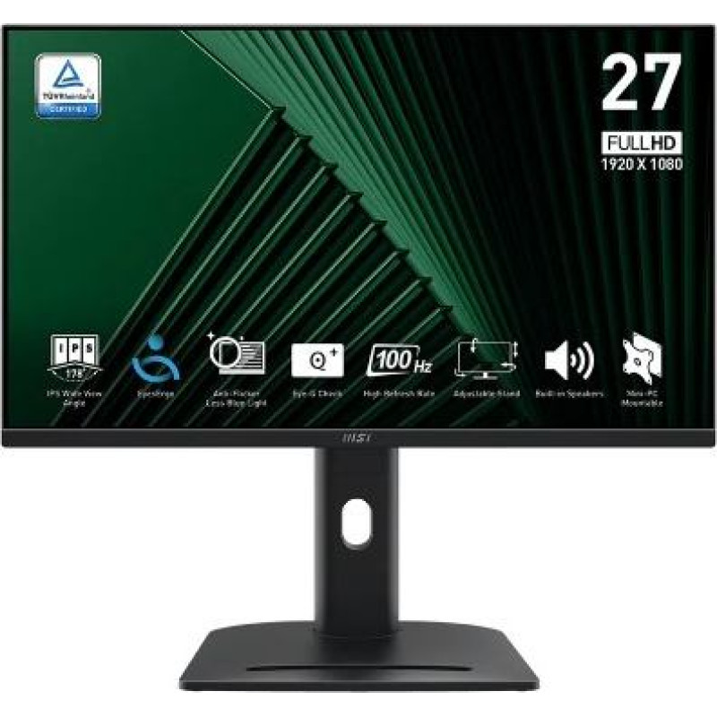 MSI Monitor PRO MP275PG 27 inches/LED/FHD/Flat/100Hz/Black