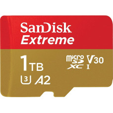 Sandisk Karta SanDisk Extreme MicroSDXC 1 TB Class 10 UHS-I/U3 A2 V30 (SDSQXAV-1T00-GN6MA)
