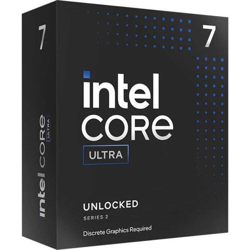 Intel Procesor Intel Core Ultra 7 265KF, 3.3 GHz, 30 MB, BOX (BX80768265KF)