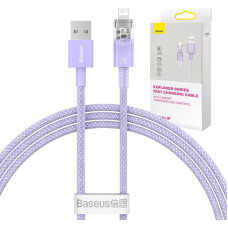 Baseus Fast Charging cable Baseus USB-A to Lightning Explorer Series 1m 2.4A (purple)