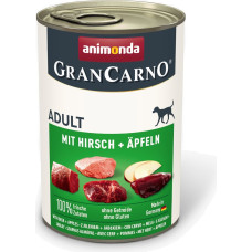Animonda GranCarno Adult Pork with venison and apple - wet dog food - 400g