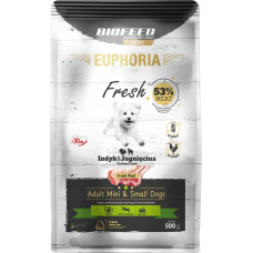 Biofeed Euphoria Fresh Adult Turkey and lamb XS/S - dry dog food - 500g
