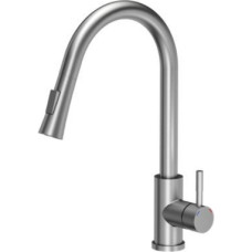 Quadron Virtuvinis maišytuvas su ištraukiama žarna Quadron Julia 3673500BS, nerūdijančio plieno