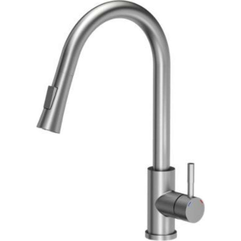 Quadron Virtuvinis mai&scaron;ytuvas su i&scaron;traukiama žarna Quadron Julia 3673500BS, nerūdijančio plieno