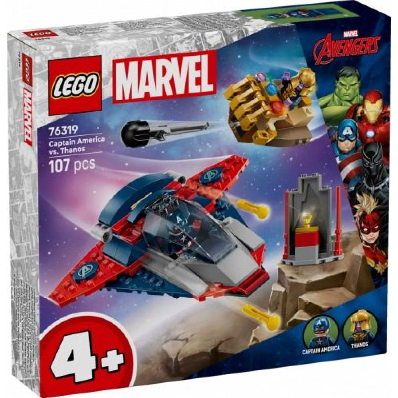 LEGO Klocki Super Heroes 76319 Капитан Америка против Таноса